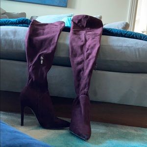 Stiletto over the knee boots